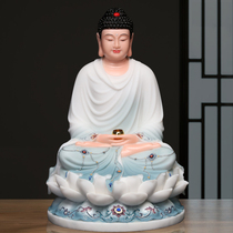 South Amiya Buddha statue Buddha statue Buddha statue Buddha Sakyamuni Buddha Sanbao Buddha Han Baiyu stone sculpted home swing piece