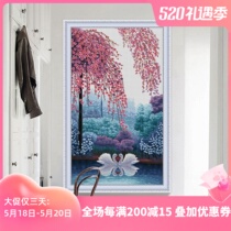 KS Cross Stitch Dreamy Sky Goose Lake New Living Room Bedroom Landscape Series Thread Embroidered yourself embroidered