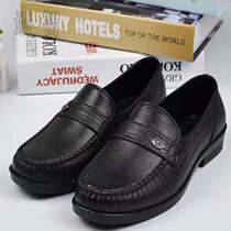 Short-tube waterproof rainshoes male low-gang wear resistant anti-slip oil and anti-oil imitation shoes thick soles plastic kitchen work shoes