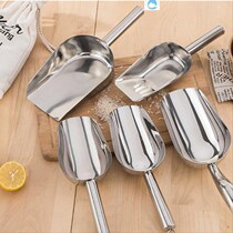 Thicken shovel ice flour grain Scoop Ice Flour Grain Shovel 304 Date Walnut Cat Food Small Shovel Loading Flour Shoveling Store 