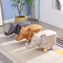 Solid wood sofa Stool Creativity Home changing shoes stool Stool Fashion Animal Styling children small bench Stool Short Stool