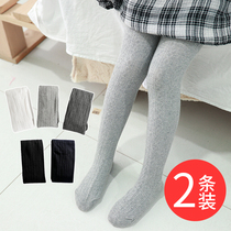 Girls leggings Spring and Autumn wear thin thick baby socks pants children pantyhose cotton 3-6-9 years old