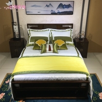 Exhibition hall-like room New Chinese New Classical Home Textile Multi-piece Bed Bedding bedding Soft furniture assorted biggie