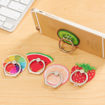 Creative phone bracket Apple universal fruit ring buckle-upholstered live male and female desktop tablet holder