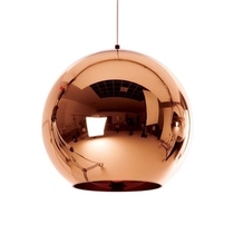 Nordic postmodern minimalist round ball chandelier rose gold plated ball living room dining room Restaurant Entity shop Lamp bar lamp