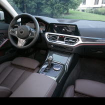 Suitable for 2020 BMW New 3 Series carbon fiber interior modified central control air outlet 325li special decorative stickers