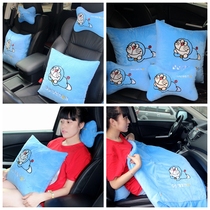 Car headrest cute cartoon neck pillow Jingle cat Doraemon Car headrest robot cat pillow pillow