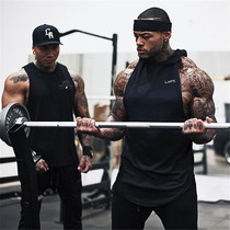 New Muscle Captain Sport Even Cap Fitness Speed Dry Even Cap Vest Men Sleeveless Sports Parquet Camshoulder Jacket