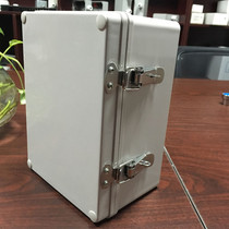 200*150*100 outdoor waterproof hinge buckle box metal pressure buckle box ABS plastic box hinge box