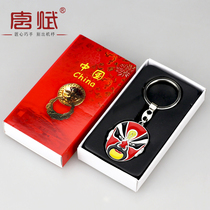 Forbidden City Cultural Creation Peking Opera Facebook Keychain Pendant Chinese Style Features Overseas Foreign Affairs Small Gifts