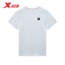 Special step mens short sleeve 2020 Summer new simple solid color round neck half sleeve sports T-shirt mens summer official website