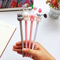 Net Red Cartoon Middle Sex Pen Teenage Girl Hearts Suit Creative Cute Water Pen Students With Black Little Fresh