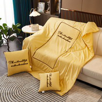 Car pillow quilt dual-use multi-function pillow blanket Two-in-one car office nap quilt summer
