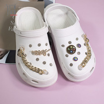 crocs dongle shoes DIY shoes accessories Accessories Alloy accessories Garden Shoes Decorative Shoe Buttons Accessories Shoe Chain Suits