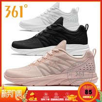 361 Degrees Women Shoes Sneakers 2020 Summer New Pink Breathable Mesh Face Shoes 361 Light Soft Bottom Running Shoes