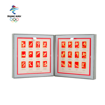 Beijing 2022 Winter Olympics Sports Icon Commemorative Badge Set Collection Gifts