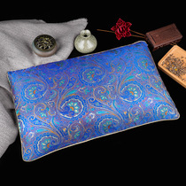 Flowers And Grass Health Care Pillow Loom Brocade Satin Semen Cassiae Pillow Core Buckwheat Lavender single cervical spine Pillows for sale