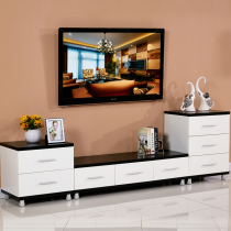 Modern simple black-and-white combo cabinet Economy small living room floor drawer cashier lockers