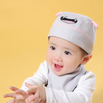 Baby hat spring and autumn pirate hat children thin cotton boy Korean hat cotton female baby head towel hat tide