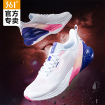 361 Women Shoes Sports Running Shoes 2022 Fall Mesh Surface Shock Absorbing Shoes 361 Degrees Women Fitness Breathable Training Shoes