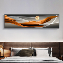 Modern abstract master bedroom bedside hanging painting atmospheric light luxury living room bedroom wall decoration painting hotel simple mural