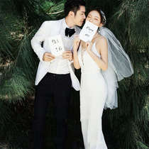 New photo studio wedding photography props Korean location travel Personalized Photo Photo Photo hipster hand holding board