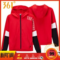 361 Degree Womens Spring 2019 new sportswear top 361 hooded length sweater coat women
