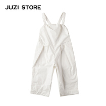 JUZI STORE Clothing Full Cotton Fu Silk Back Belt Pants One-piece Pants Styled Boy Girl 1721909