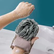 Bath Towel Bath two-in-one Home Double Face unhurt Skin Adult Bathing Supplies Powerful Rubbing Grey Coarse Sand Gloves
