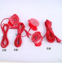 Red lantern bulb built-in cable with bulb LED light waterproof light port holiday supplies rotating lantern