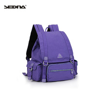 Sedna backpack female 2020 new Korean version of leisure travel large-capacity backpack school bag Canvas sweet lady bag