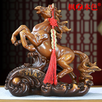 Horse ornaments living room wine cabinet entrance TV cabinet decorations zodiac horse office decoration graduation season gifts