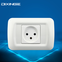 One Israeli power socket 118 Type PC White Panel Single United Israel 3 Three holes 16A wall socket