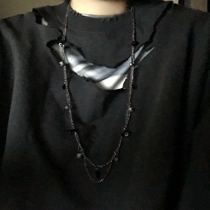 The imprisoned-mixed beads-chains-necklaces