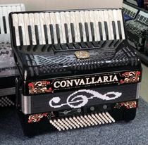 Italian Lily of the Valley brand three-row spring 96 bass accordion Beijing imported accordion store 20 years physical store