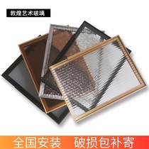 Extremely Brief Narrow Side Aluminum Alloy Flat Door Wardrobe Door Tempered Glass Door Bookcase Wardrobe Wine Cabinet Door Light Lavish Cabinet Door