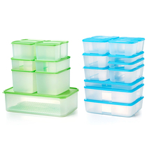 Tupperware private custom refrigerator 21-piece set of refrigerated frozen vegetables and fruit fresh-keeping box