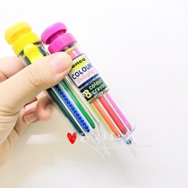 Now Japanese childrens childrens baby childrens portable crayons are easy to carry painting pen 8 colors