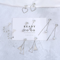 Ear clip without ear hole female earrings simple cold wind fairy Air forest Super fairy children earrings advanced earrings