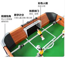 Football table toy kicking childrens game machine double childrens game manual table six-pole table boy large size 6