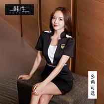 Foot bath technician work clothes set massage sauna technician clothes sexy thin bath work clothes