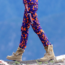 (Special clearance) charge pants camouflage waterproof wind soft shell pants women plus velvet stretch pants fleece pants