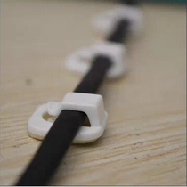 Japan KM telephone line fixing clip small cable organizer broadband network cable paste fixing card holder 9 sets