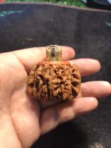 Wenplay walnut lighter private custom gift Jiapin kerosene pure copper movement official hat lion head second