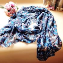 Tom * ** original D pure cotton Chao big gauge scarves cape with colorful CJIN-19 shading all four seasons