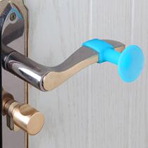 Anti-collision sticker door rear door handle anti-collision pad rubber children anti-touch mute sticker kitchen bathroom door suction wall sticker