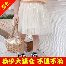 Childrens skirt childrens clothing 2020 Summer new small children baby girl foreign style sequin polka dot skirt