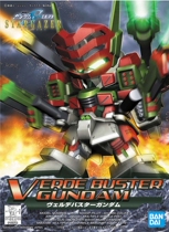 Bandai SD BB Warrior 294 Q version Emerald Storm Verde Buster Gundam Assembled Model