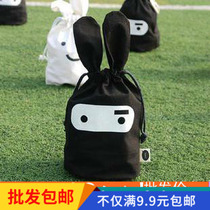 Ninja rabbit cute cloth collection bag drawing rope beam pocket bag travel and packing bag bag
