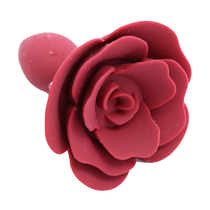 Rose anal plug out soft large small size back court bead anal expander chrysanthemum long-term wearing deep throat toys